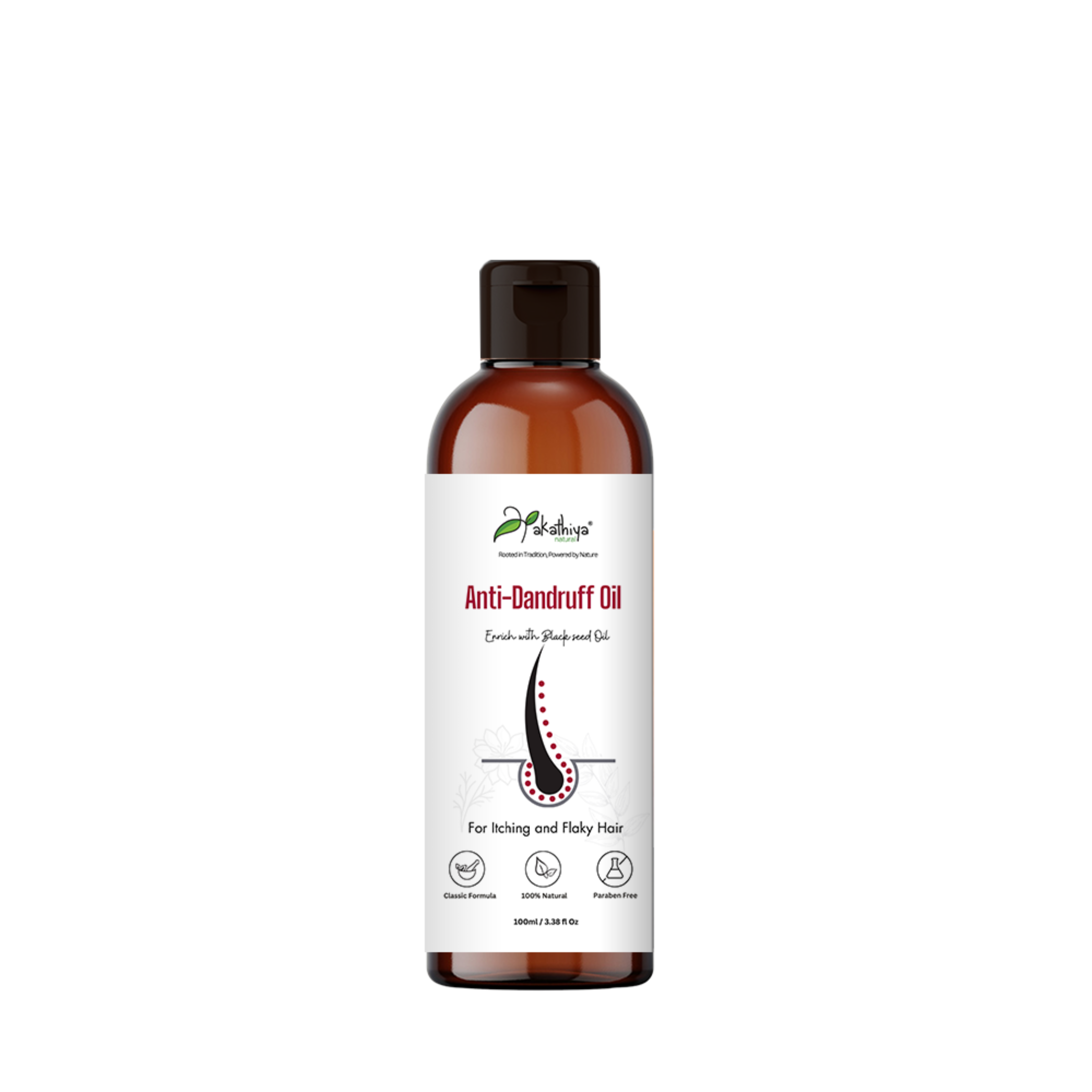 Anti-Dandruff Oil (100ml) – Pure Herbal Solution for a Healthy Scalp