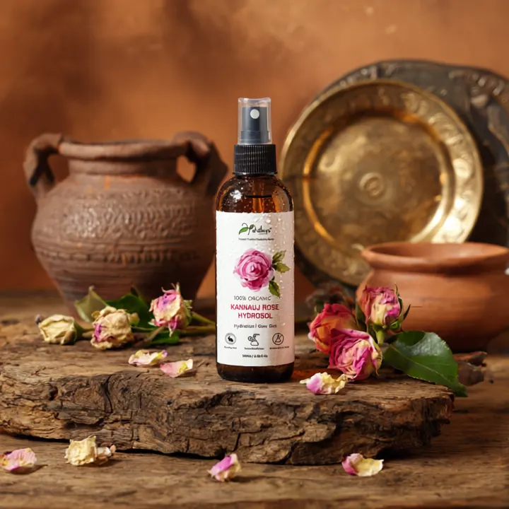 Kannauj Rose Water (100ml) – Pure Hydrosol for Hydrated, Soothing, and Radiant Skin Kannauj Rose Water (100ml) – Pure Hydrosol for Hydrated, Soothing, and Radiant Skin