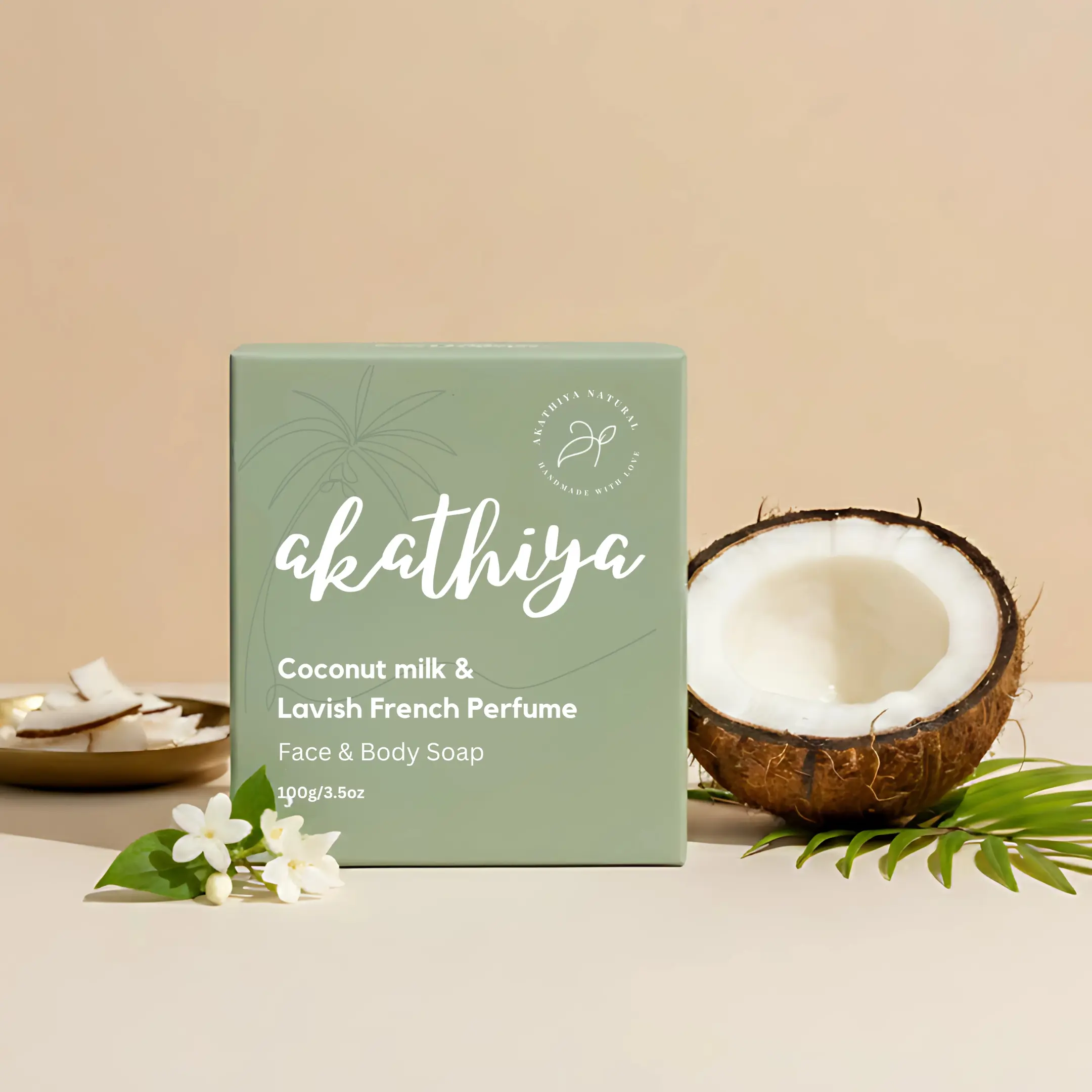 Akathiya Coconut Milk Soap (100g)